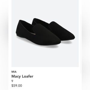 MIA Macy Loafers size 9 - black - new with tags